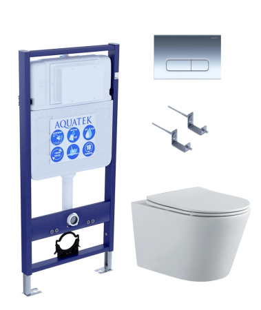 Сет унитаз + инсталляция Aquatek SET AQUATEK ВЕГА-1905-016